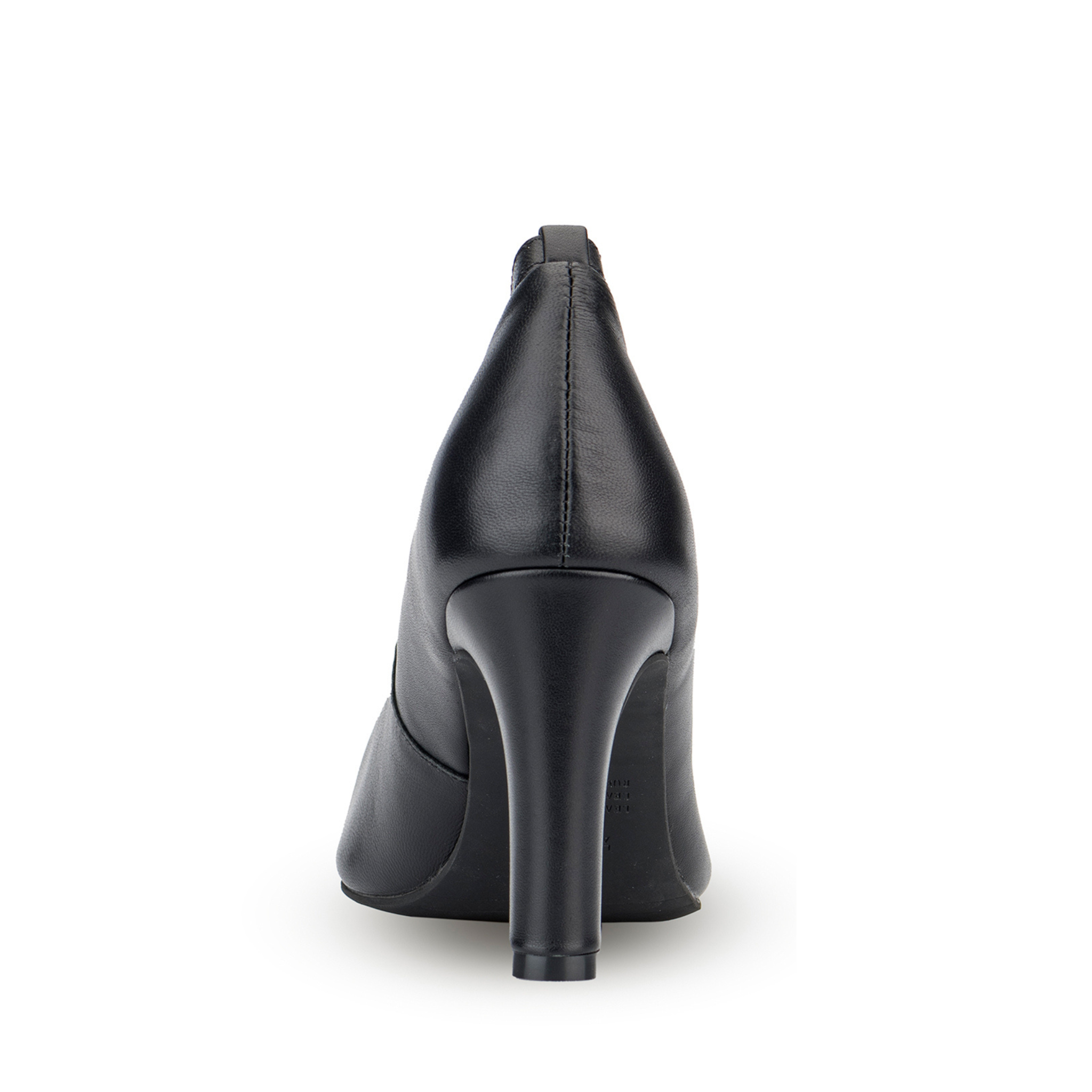 Ella Leather Mid Heel Pumps