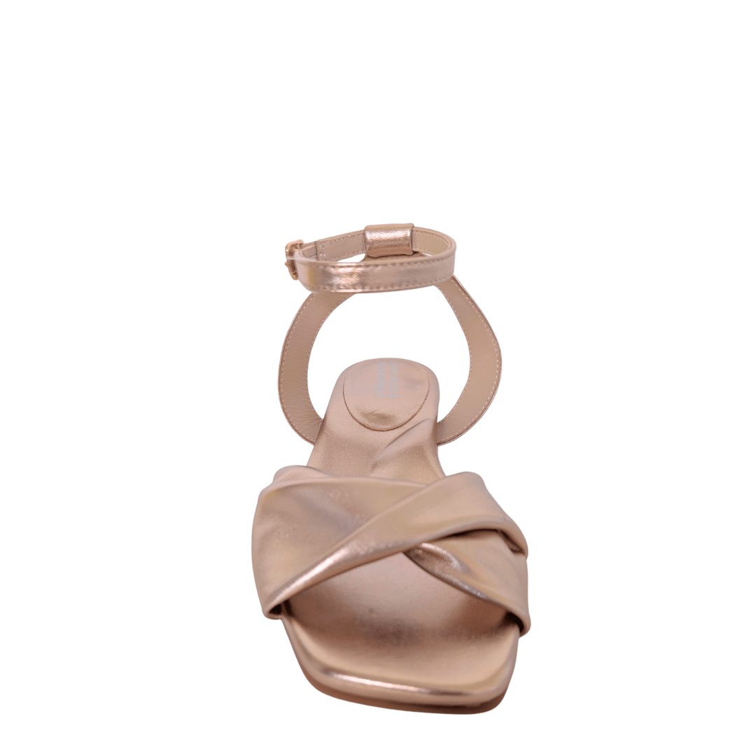 Thea Leather Low Heel Sandals - Luminous Assembly
