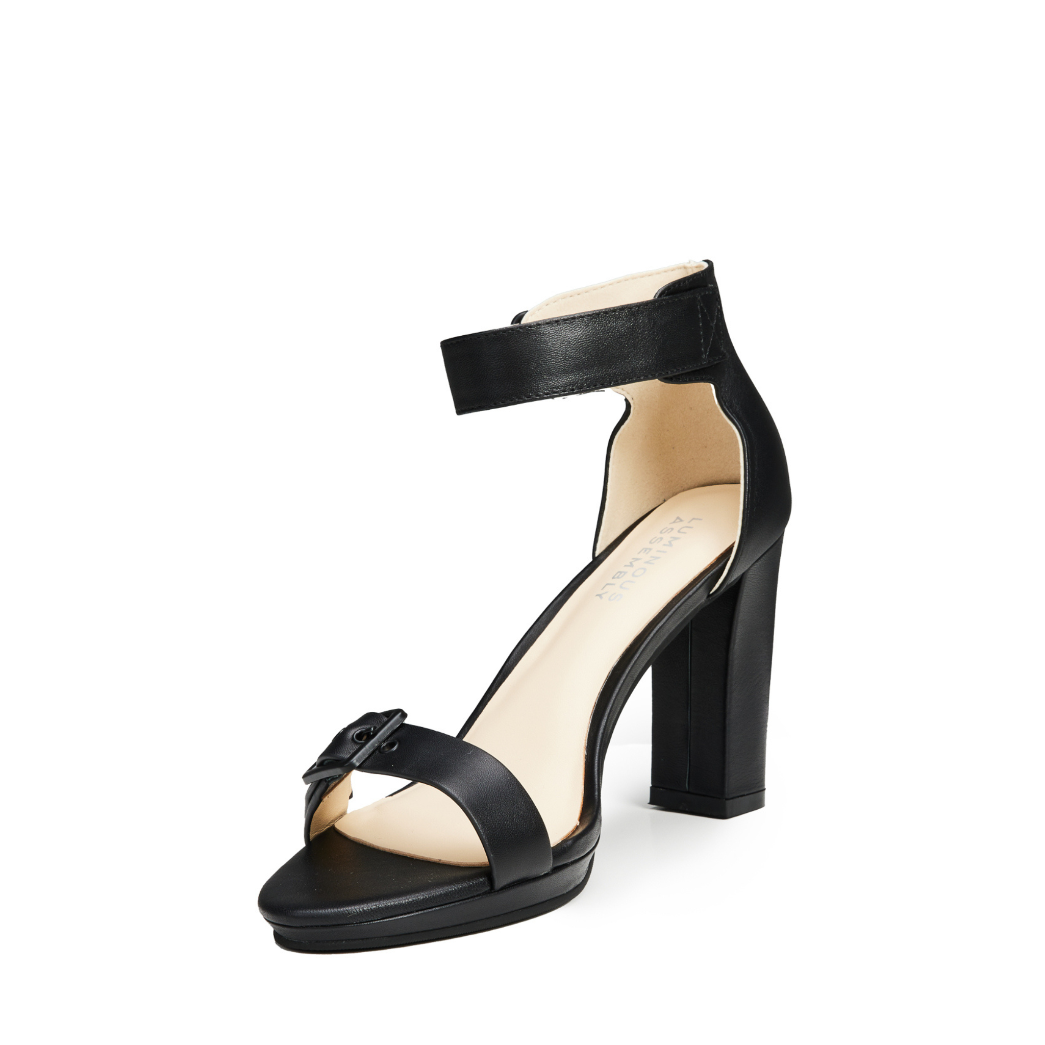 Aria Leather High Heel Sandals