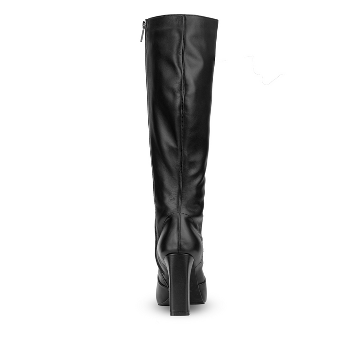 Cali Leather High Heel Long Boots