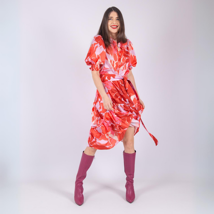 Cali Leather High Heel Long Boots
