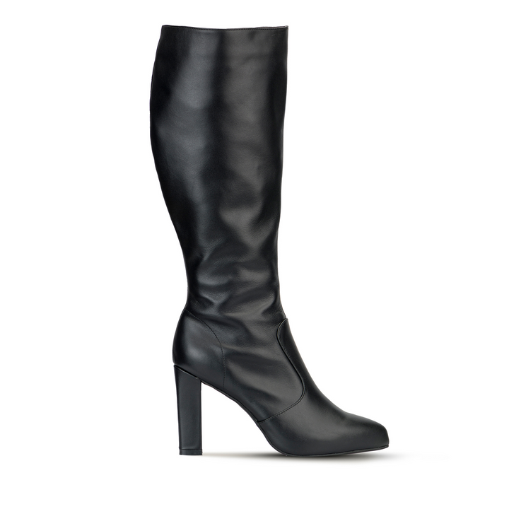 Cali Leather High Heel Long Boots