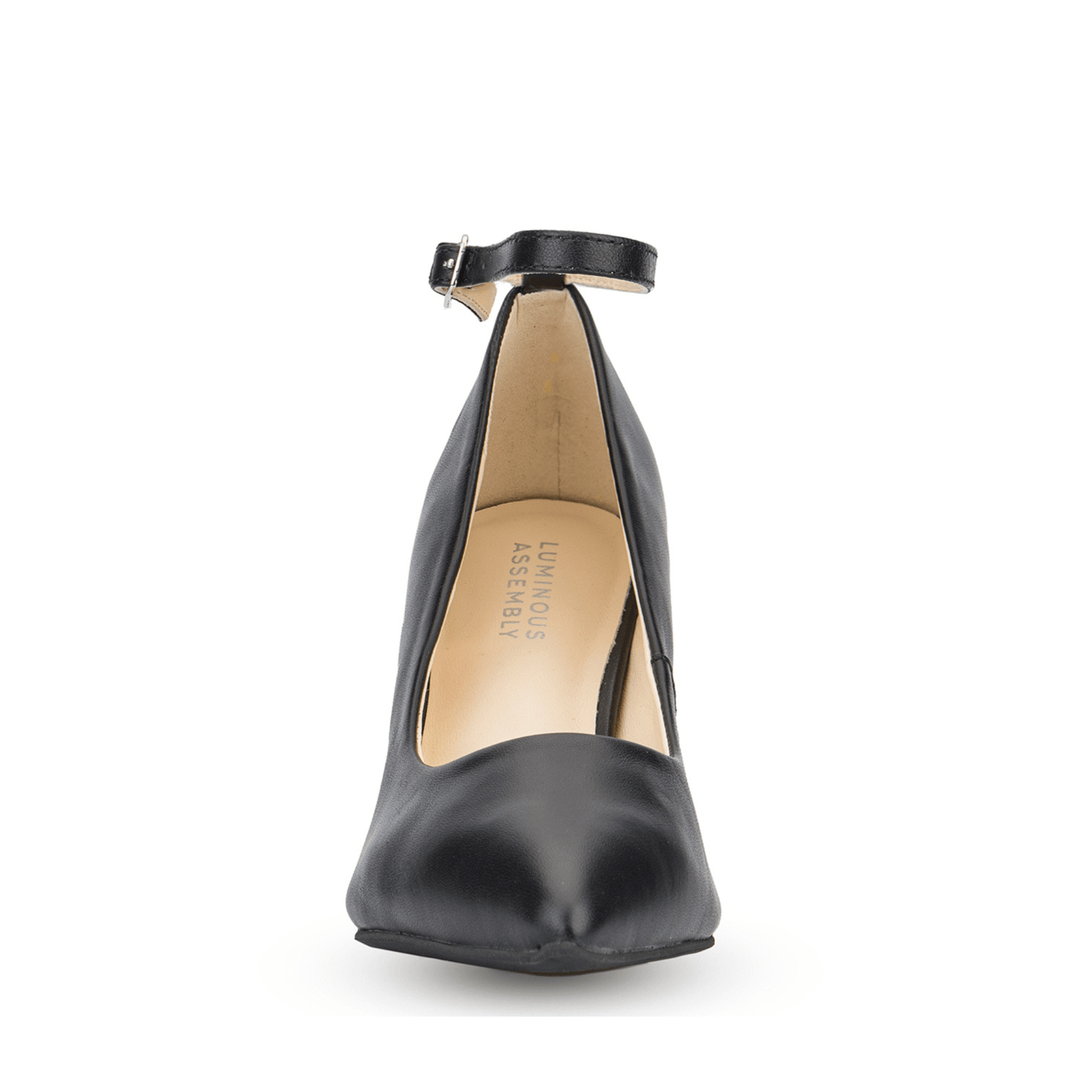 Ella Leather Mid Heel Pumps - Luminous Assembly