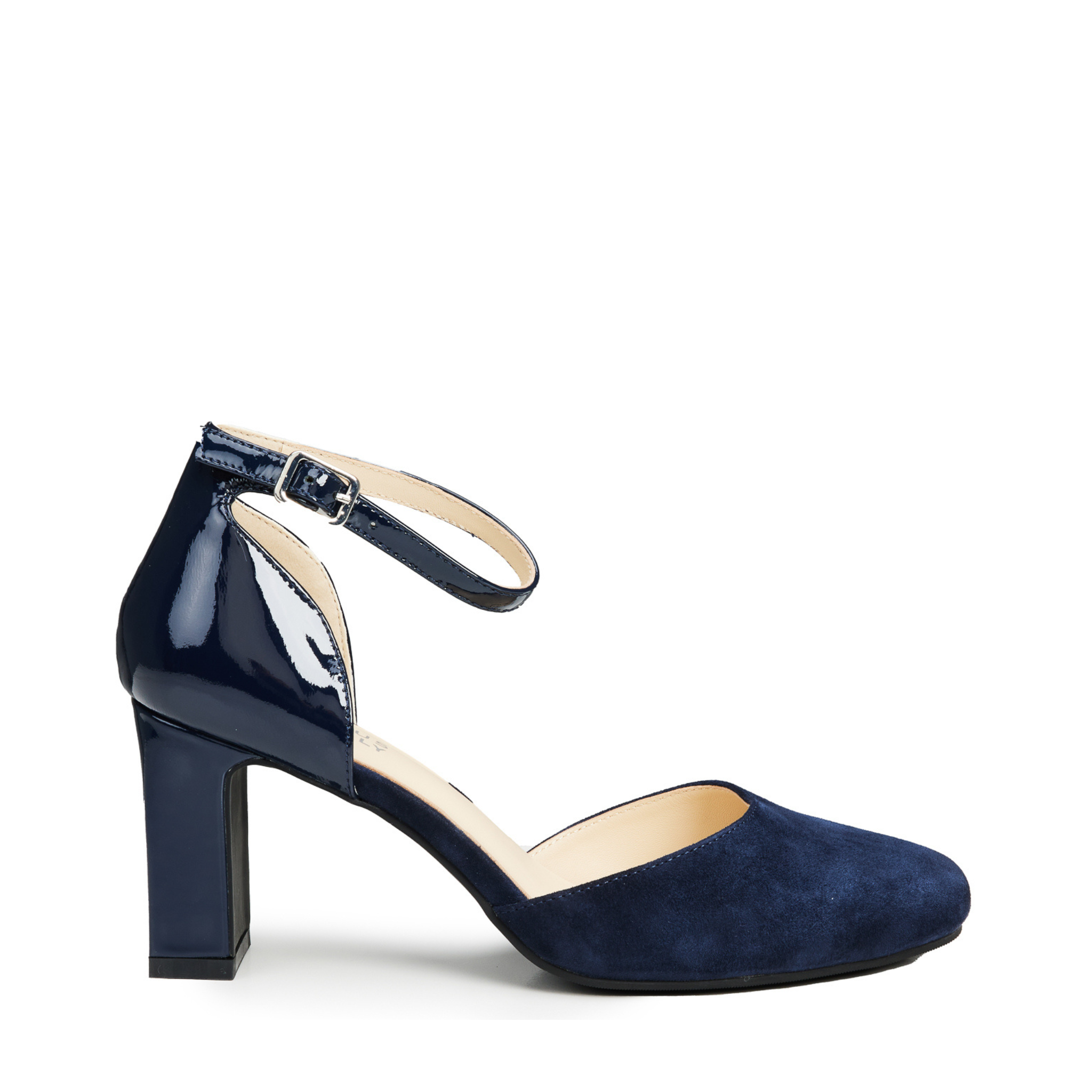 Navy court shoes sales mid heel australia
