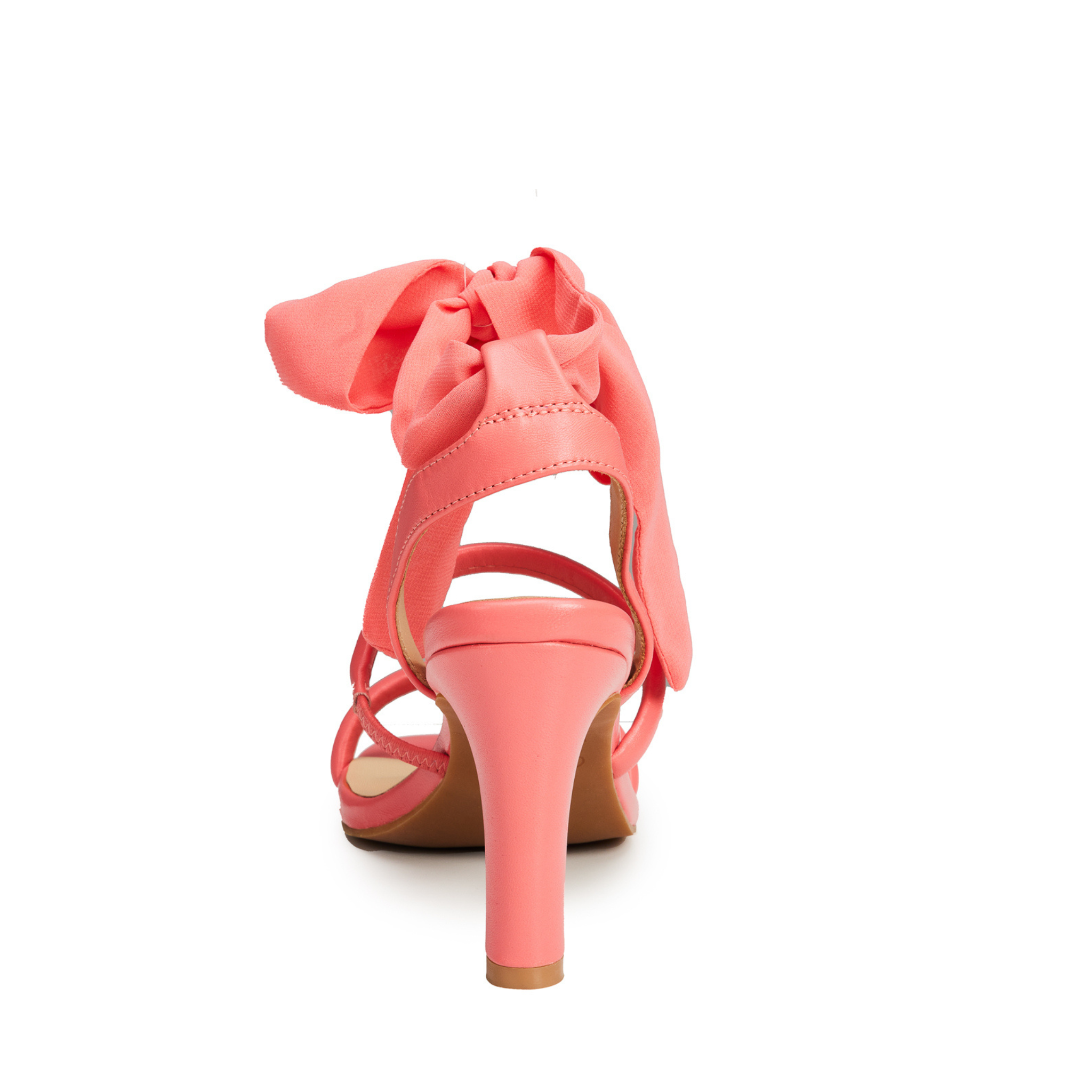 Coral mid 2025 heel sandals
