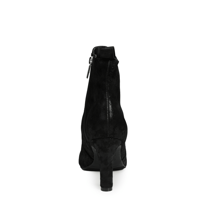 Luna Leather Mid Heel Ankle Boots - Luminous Assembly