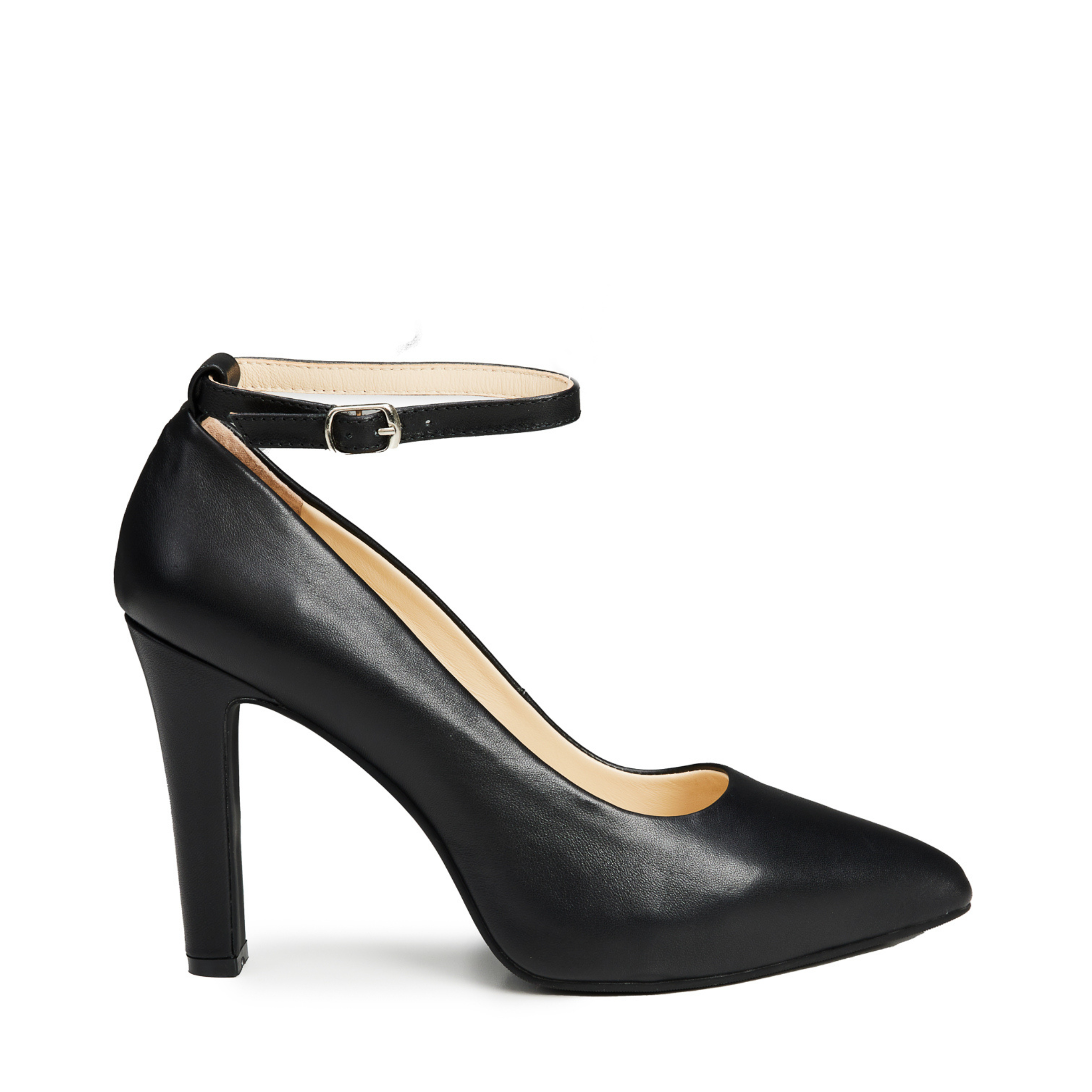 Keiper Black Patent Kitten Heel Sandal