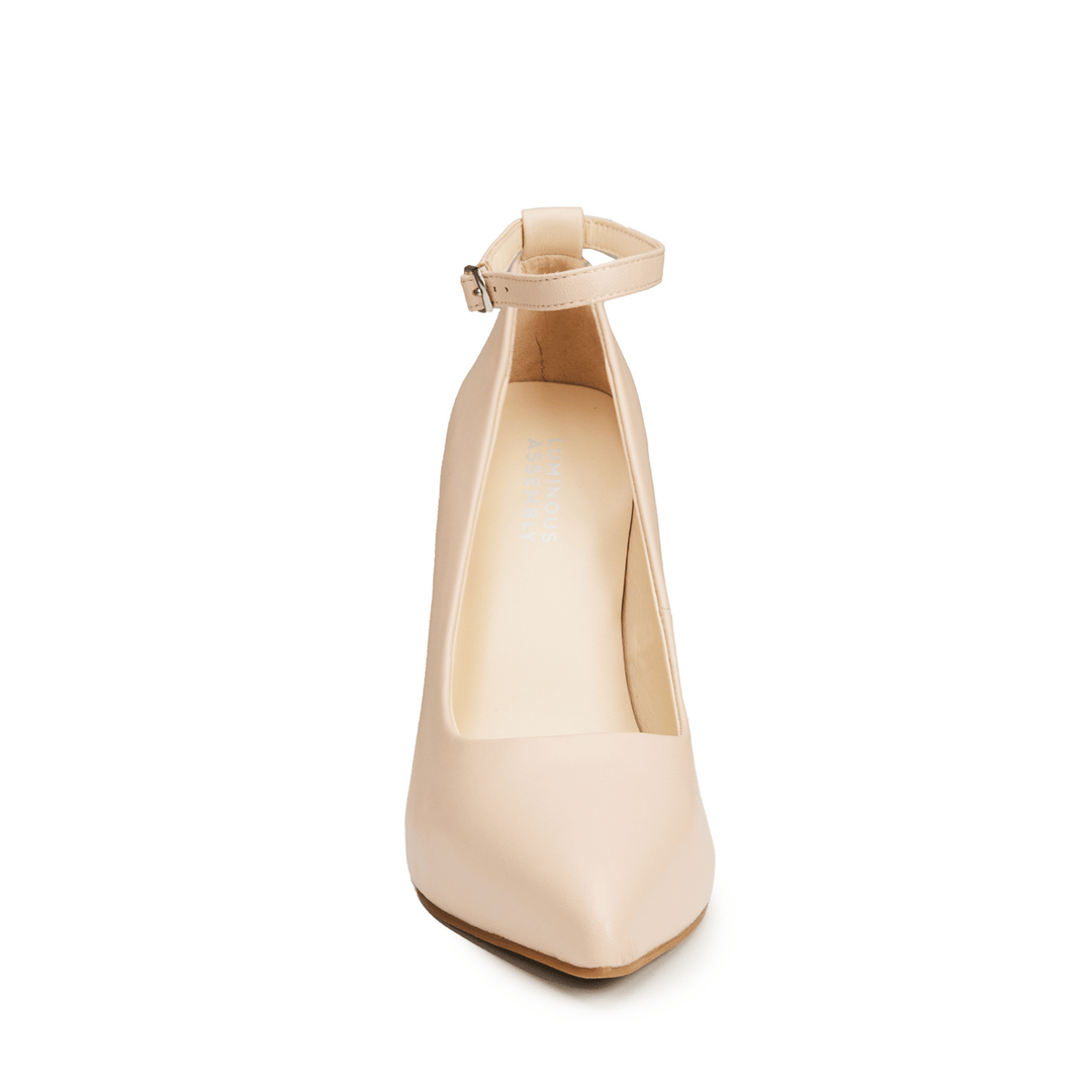 Maya Leather High Heel Pointed Toe Pumps - Luminous Assembly
