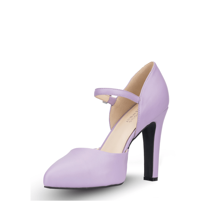 Suri Leather High Heel Pointed Toe Pumps - Luminous Assembly